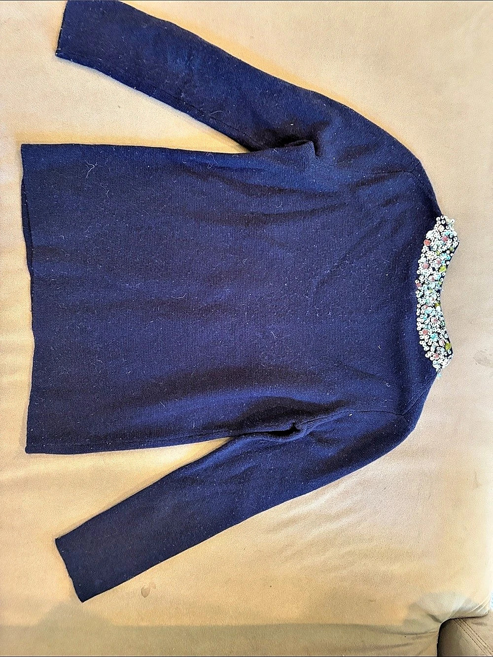J.Crew Sequin Neckline Sweater Size XXS